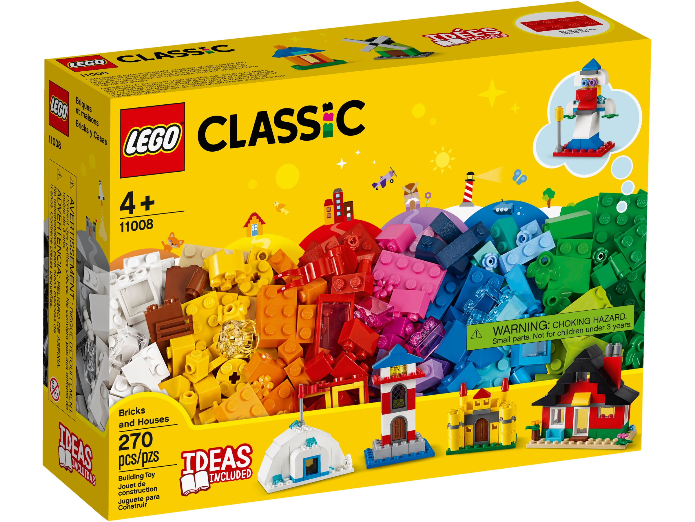 LEGO 11008 Classic MATTONI E CASE CREATIVE edificio in età prescolare giocattolo Playset